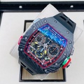 Richard Mille RM 65-01 นาฬิกาข้อมือสปอร์ต Carbon TPT®