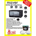Mistral MO100RCL Ketuhar Elektrik 100L, Stainless Steel, 220V, 2000W, Pintu Kaca Tunggal
