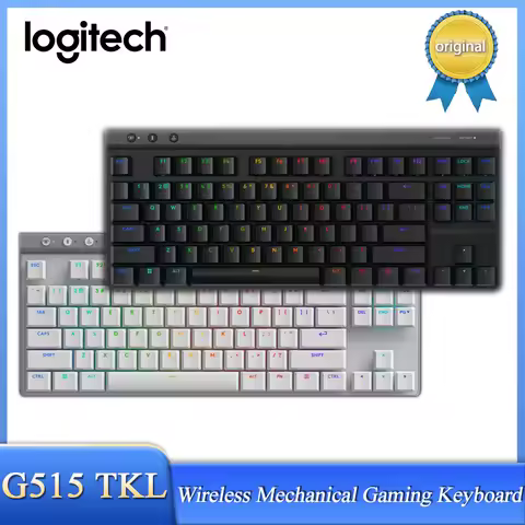 Logitech G515 LIGHTSPEED TKL 無線機械鍵盤 TKL 薄型 GL 軸 PBT 鍵帽