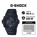 Casio G-Shock AW-591BB-1ADR - Jam Tangan Pria Analog-Digital dengan Kekuatan Shock Resistance dan Desain Hitam