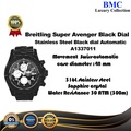 Breitling Super Avenger A13370 Jam Tangan Mekanikal Lelaki 48.4mm Stainless Steel Hitam