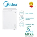 Midea MD-RC207FZB01 Peti Sejuk Freezer 186L