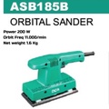 DCA ASB185B Orbital Sander - Finishing Sander 185mm x 93mm, 200W, 11000RPM