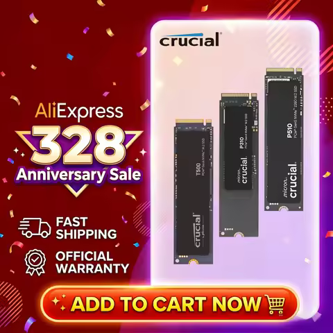 Crucial P3 1TB NVMe SSD M.2 PCIe 3.0 x4 3D NAND