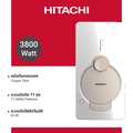 ฮิตาชิ เครื่องทำน้ำอุ่น HES-38GS MMW 3800 วัตต์ สีขาว