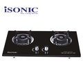 Isonic IGB-G011 2 Burner Built-In Gas Stove Dapur Gas Kaca Tempered