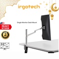 IRGOTECH M-Series Monitor Stand Laptop Stand with Adjustable Dual Monitor Arm