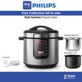 Philips HD2237 Pemasak Nasi 1.8L Putih - All-in-One Multicooker dengan Fungsi Memanaskan dan Penutup Automatik