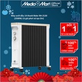 Máy sưởi dầu Roler RH-2120 - 14 thanh, công suất 2.5kW, chống đổ và tự động ngắt nhiệt