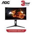 AOC C24G1 Monitor 23.6" Curved VA 144Hz 1ms FreeSync Gaming