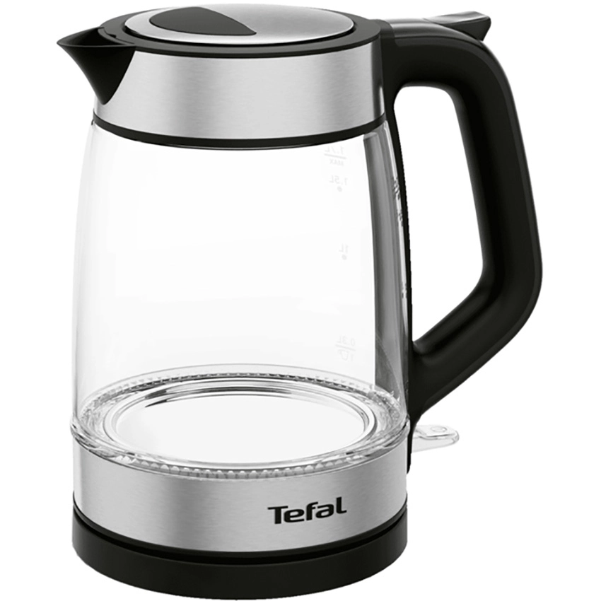 Bình đun siêu tốc Tefal KI605830 - Thủy tinh 1.7L, 2200W, Nước sôi nhanh chỉ 5 phút