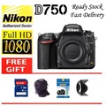 Nikon D750 DSLR Kamera Full-Frame 24.3MP CMOS Sensor dengan Wi-Fi dan Dual SD Card Slots