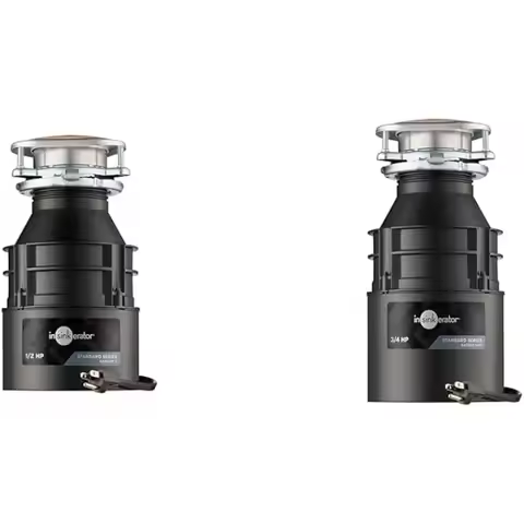 Máy Xử Lý Rác Thức Ăn InSinkErator Badger 5, Dung Tích 26oz, Màu Waterborne Grey Enamel