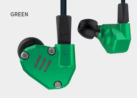 KZ ZS6 入耳式耳機 雙動圈雙動鐵 CM 0.78 可換線 黑色 紅色