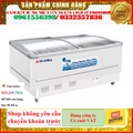 Tủ đông kính lùa cong Alaska SD-7W, 700L, màu trắng, kích thước 1871x817x865mm