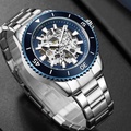 Jam Tangan Pria Belleda 9541 Automatic Mekanik Tali Karet