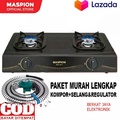 Kompor Gas Maspion MKG 709C 2 Tungku, Hemat Gas hingga 30%