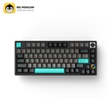 คีย์บอร์ดไร้สาย Hello Ganss HS75T ขนาด 75% สี Obsidian + Blue Pinyue Switch