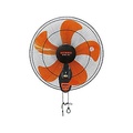 Quạt treo tường Senko TC1880 - 45 tấc, 5 cánh, màu kem nâu và đen cam, công suất 65W