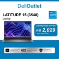 Dell Latitude 15 3540 Laptop 15.6" Intel Core i5, 4GB RAM, 500GB HDD, Hitam