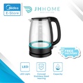 Midea MK-17G02 1.7L Electric Jug Kettle - Hitam, Kapasiti Besar dengan Keselamatan Tinggi