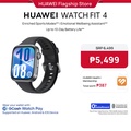 Huawei Watch FIT Smartwatch - 1.64" AMOLED Display, 5ATM Waterproof, Health Tracking (Graphite Black/Sakura Pink/Mint Green)