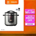 Philips HD2237 Pemasak Nasi 1.8L Putih - All-in-One Multicooker dengan Fungsi Memanaskan dan Penutup Automatik