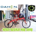 Dahon Vybe D7 20" Folding Bike - Aluminium Frame, 7 Speed, Hitam atau Putih