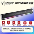 Simbadda CST380N Soundbar Portable Speaker Bluetooth - Hitam 14W RGB