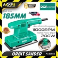 DCA ASB185B Orbital Sander - Finishing Sander 185mm x 93mm, 200W, 11000RPM