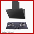 Tecnogas เครื่องดูดควัน TNP HD 90 SLOPE B แบบติดผนัง สีดำ
