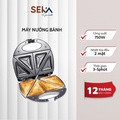 Máy nướng bánh mì sandwich SEKA SK550 - Bạc đen, 26x10x25cm, 750W