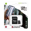 Kartu Memori Kingston Canvas Select Plus microSD 64GB - Hitam, UHS-I, V30, A1