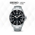 Seiko SNE597P1 Prospex Solar Diver 41mm Stainless Steel Hitam Biru Merah