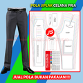 Jamblang Studio Pola Jiplak Celana Pria 8 in 1 Ukuran S-5XL Vinyl