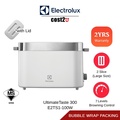 Pemanggang Roti Electrolux E2TS1-100W 2 Potong Putih 870W