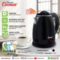 Cosmos CTL-210 Ketel Listrik 1.2L - Hitam