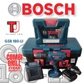 Bosch GSB180-LI Cordless Impact Drill 18V - Alat Bor Impak Tanpa Kabel dengan Teknologi Perlindungan Sel Bateri