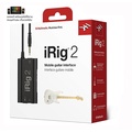 IK Multimedia iRig 2 อินเตอร์เฟสกีตาร์และเบส สีดำ สำหรับ iOS และ Android