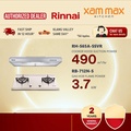 Rinnai RH-S65A-SSVR 60cm Slim Cooker Hood - Penyerap Udara Berlebihan dengan Efisiensi Tinggi