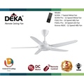 Kipas Siling deka SCX56PRO 56" 5 Blade DC Inverter dengan Remote Control (Matt Black / Matt White)