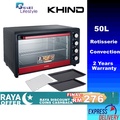 Khind OT50 Oven Elektrik 50L Hitam Merah