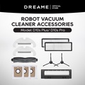 Dreame D10s Plus Robot Vacuum dan Mop - Putih, 3.7kg, Kapasiti Debu 0.45L, Sistem Pembersihan Getaran