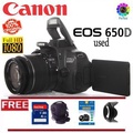 Canon EOS 650D DSLR Camera - APS-C CMOS Sensor, Hybrid CMOS AF, Vari-angle Touchscreen