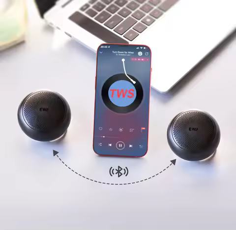 ลำโพงบลูทูธ EWA A110 สีเมทัลลิค ขนาด 63.5 มม.