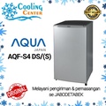Aqua AQF-S4 Freezer 121L - Lemari Es Pembeku Silver