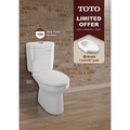 TOTO CW421J Kloset Duduk Bidet Toilet Seat Putih