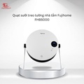 Quạt sưởi treo tường Fujihome FHB5000 - Làm ấm nhanh, tiết kiệm điện, màu đen trắng