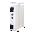 Máy sưởi dầu ROLER RH-2115 - 13 thanh, công suất 2.6kW, có giá phơi và hộp tạo ẩm