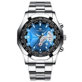 FNGEEN Luxury Jam Tangan Pria Analog Quartz Waterproof Stainless Steel